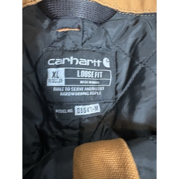 Carhartt Insulated Pants 3M Thinsulate Side Zip Washed Duck OB5471-M Men XL Reg - Picture 4 of 11